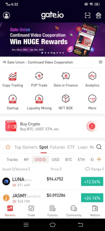Gate.io 应用展示 1