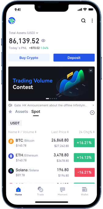 Gate.io 应用展示 3